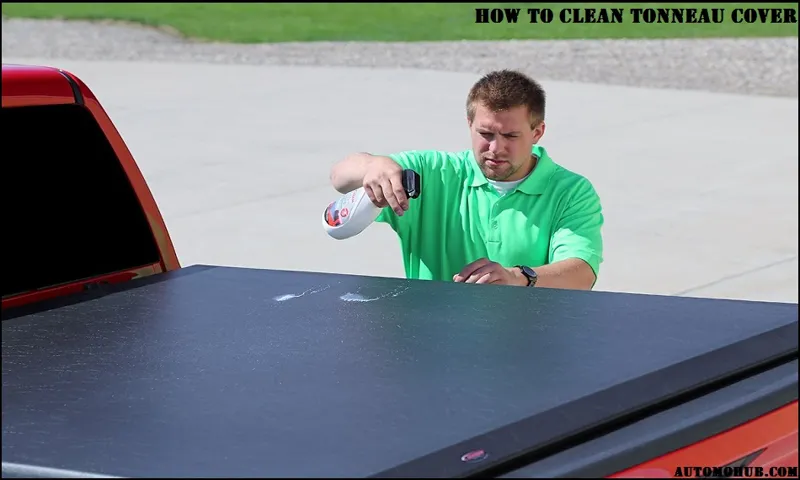 how to clean my tonneau cover