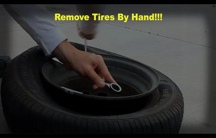 How to Dismount a Tire by Hand in 7 Easy Steps: A Beginner’s Guide