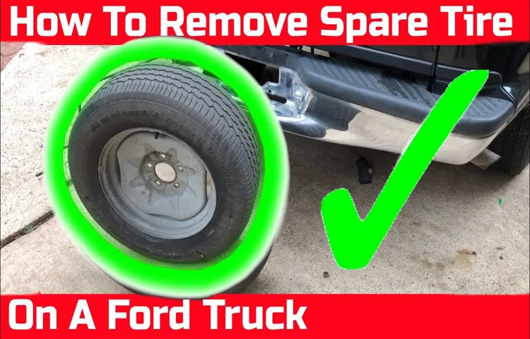 how to drop spare tire on f150