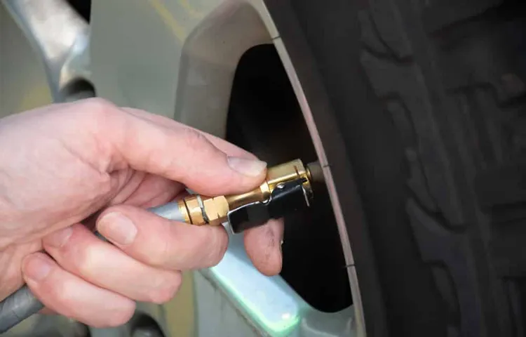 how to fill tire pressure at gas station