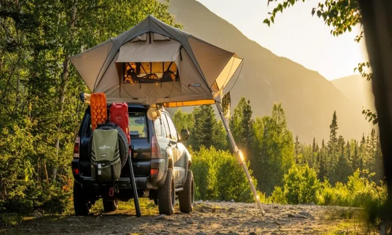 how to fit a roof top tent