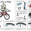 How to fix a flat bike tire with household items: A step-by-step guide