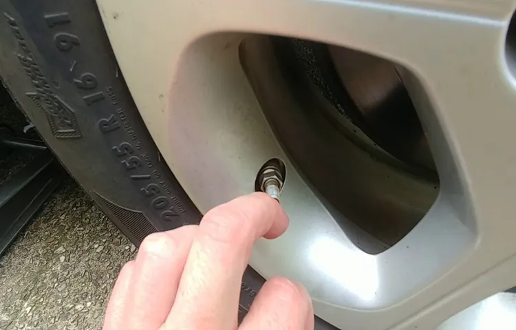 how to fix a leaky tire valve