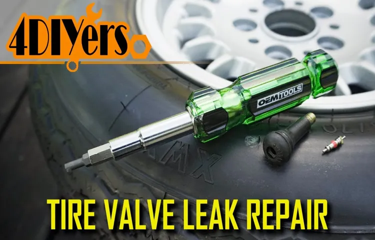 How to Fix a Leaky Tire Valve: Quick and Easy Tips