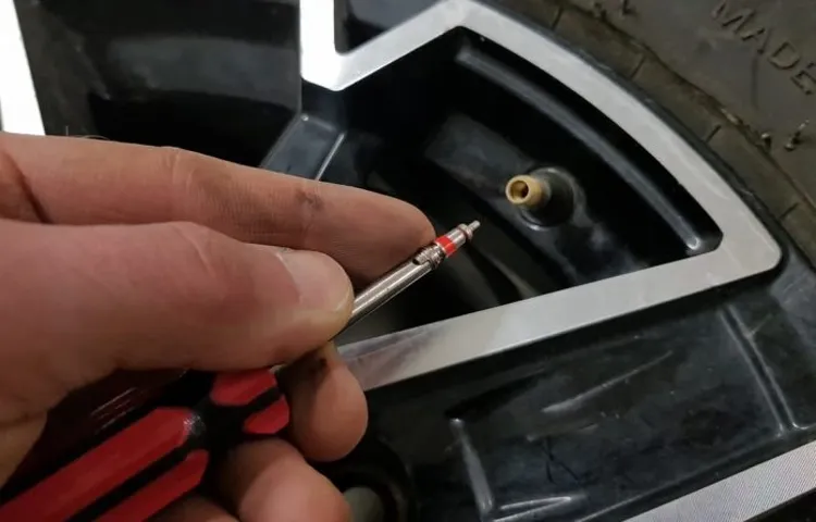 how to fix a tire valve stem