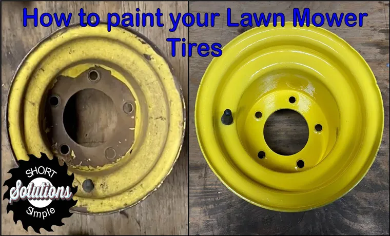 how to fix slow leak in lawn mower tire