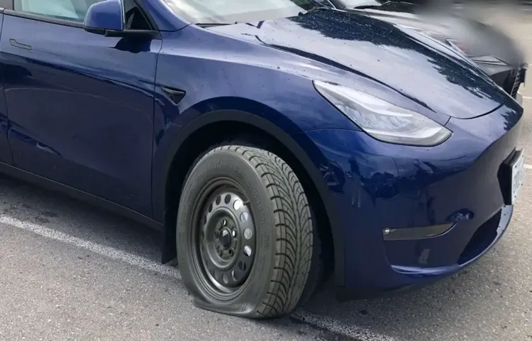 how to fix tesla flat tire