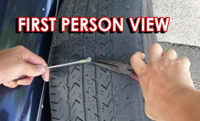 how to flat a tire without making noise