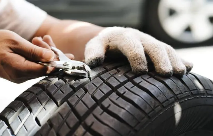 how to get a nail out of a tire