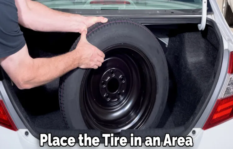 how to get a spare tire out of the trunk