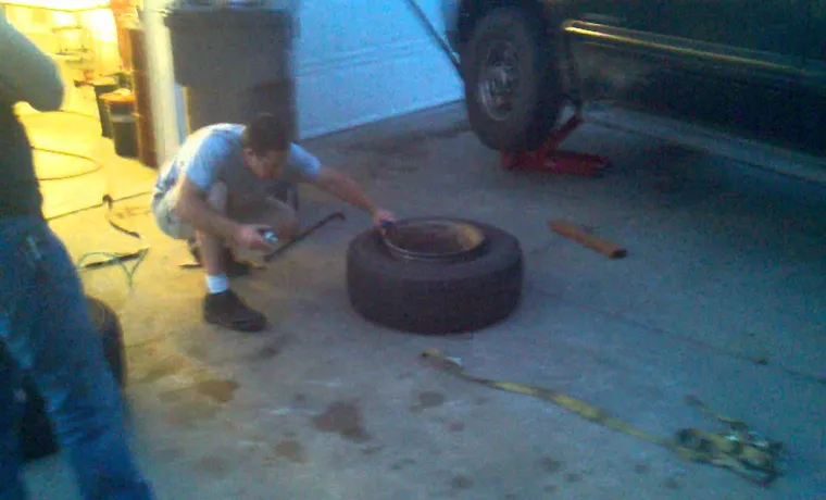 how to get a tire back on the bead