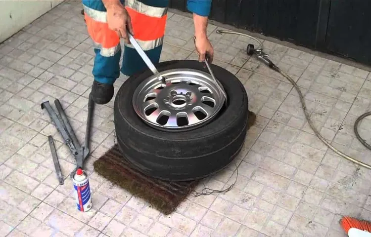 how to get a tire off a rim