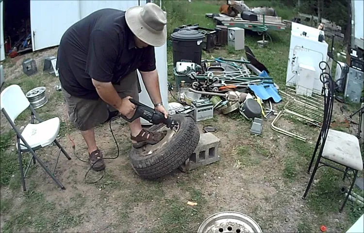 how to get a tire off the bead