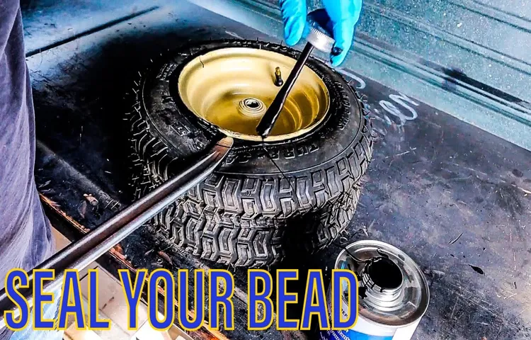 how to get a tire to seal