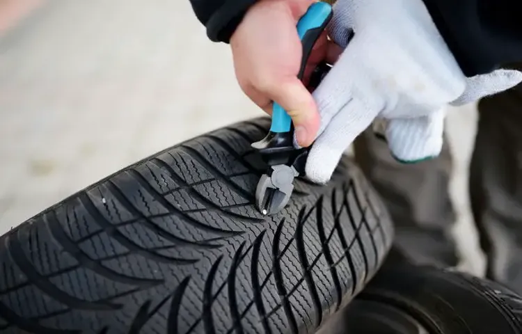 how to get nail out of tire