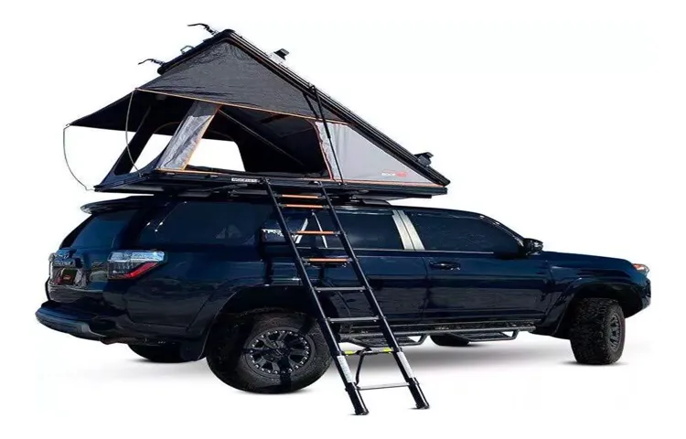 how to get roof top tent off car