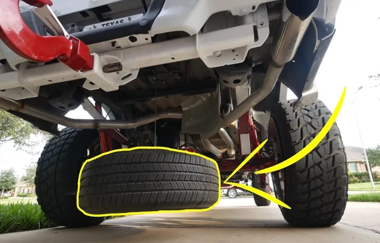 how to get spare tire off ford f150