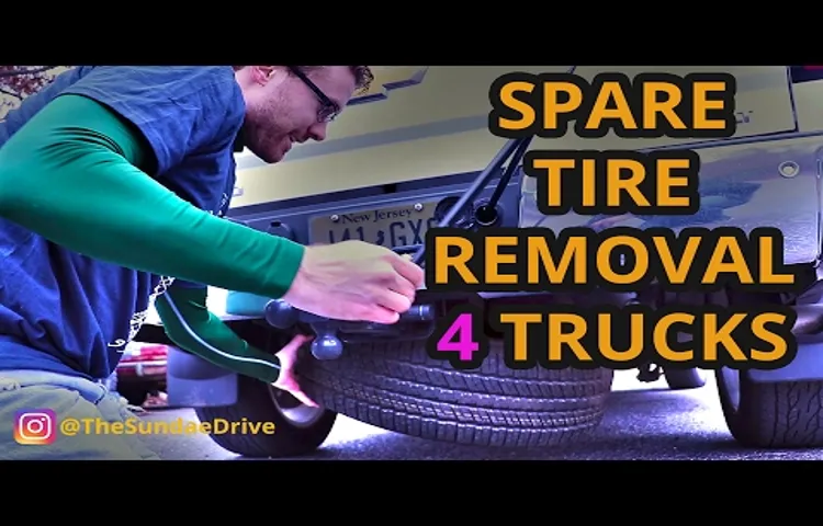 How to Get Spare Tire Off GMC Sierra: Step-by-Step Guide