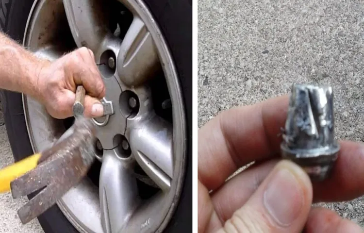 how to get stripped lug nuts off a tire
