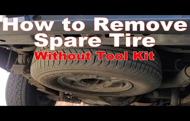 How to Get the Spare Tire off a Chevy Colorado: Step-by-Step Guide for Easy Removal