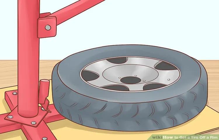 how to get tire off of rim