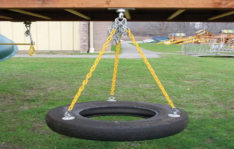 how to hang a tire swing