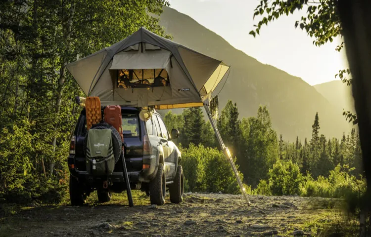 how to heat up a roof top tent