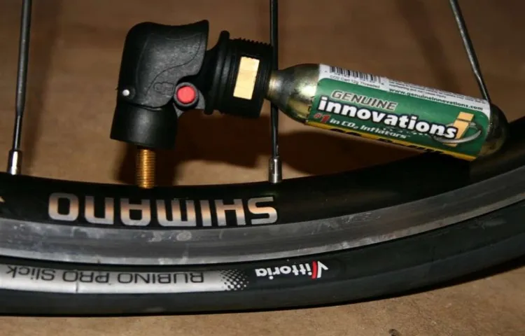 how to inflate a bike tire without a pump