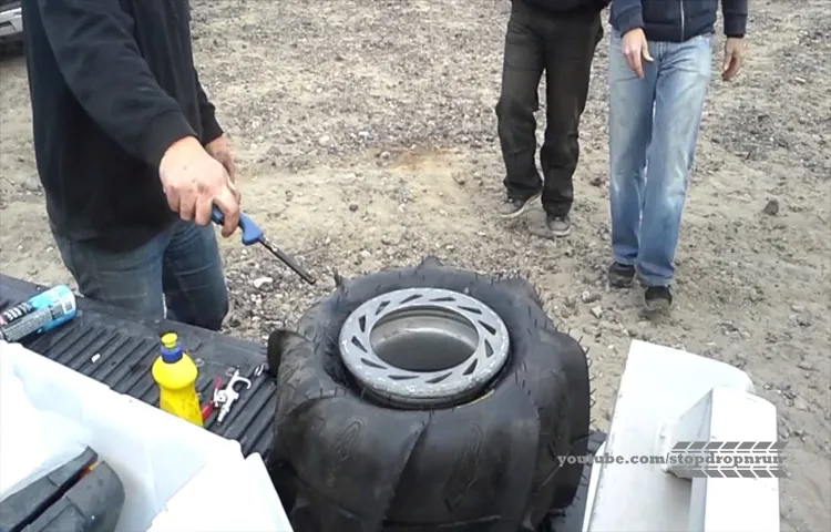 how to inflate a tire with fire