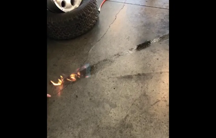 how to inflate tire with fire