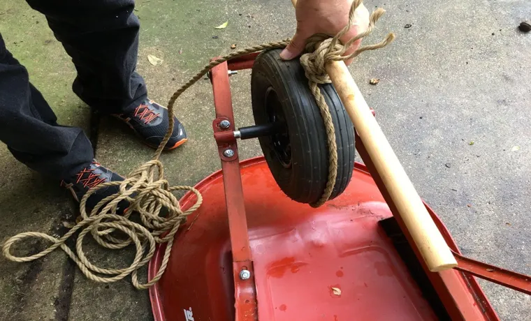 how to inflate tubeless wheelbarrow tire