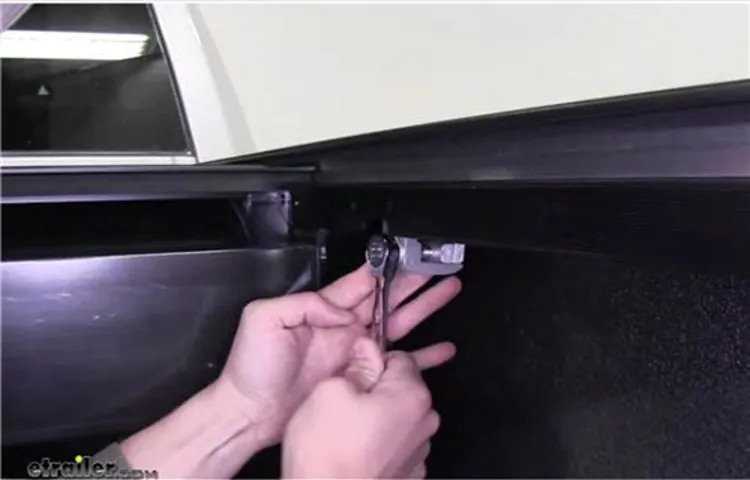 how to instal rails on hard tonneau cover