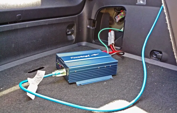 how to install a power inverter in a car