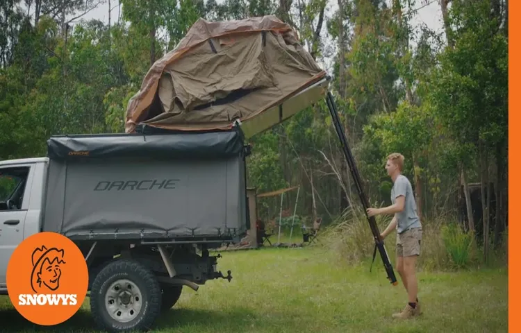 how to install darche roof top tent