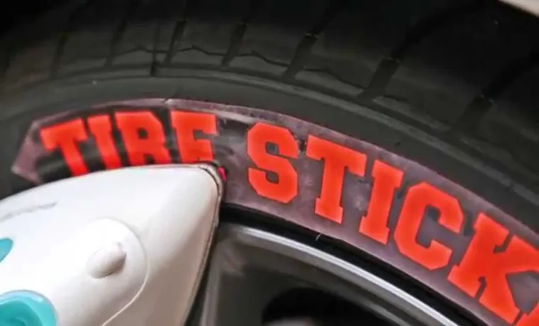 how to install tire stickers