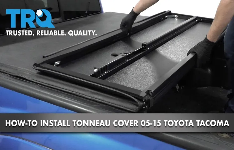 how to install tonneau cover tacoma