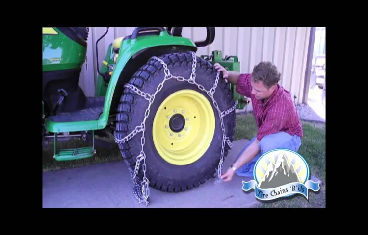 How to Install Tractor Tire Chains for Better Traction: A Step-by-Step Guide