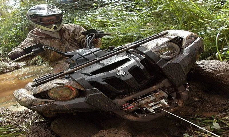 how to load atv using winch