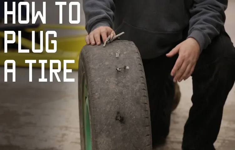 how to make a homemade tire plug