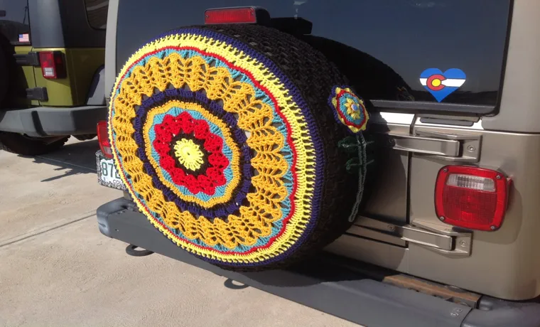 how to make a spare tire cover