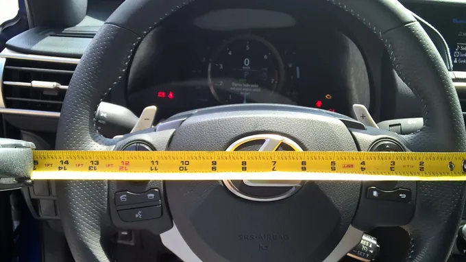 how to measure a steering wheel