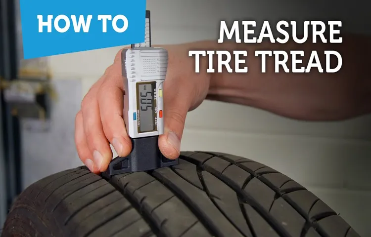 how to measure tire tread with ruler