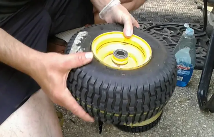 how to mount a tractor tire