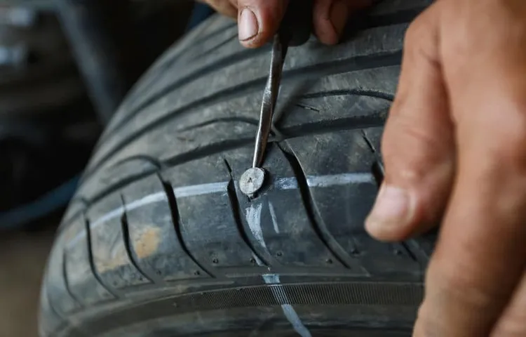 how to patch a tire with a screw in it