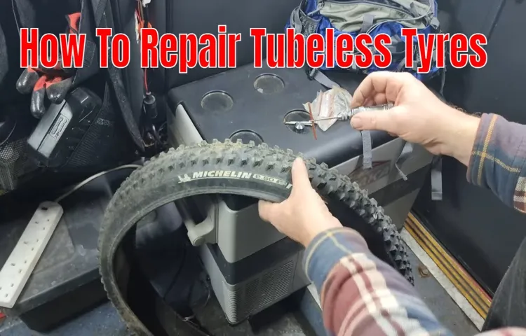 how to patch a tubeless bike tire