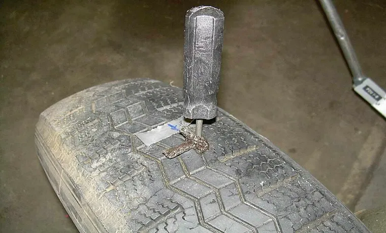 how to plug a tire with a screw in it