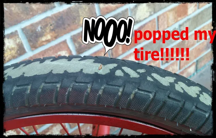 how to pop a tire and make it look like an accident