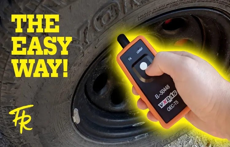 How to Program New Tire Pressure Sensors: A Step-by-Step Guide