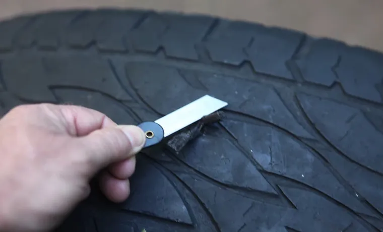 how to puncture a tire