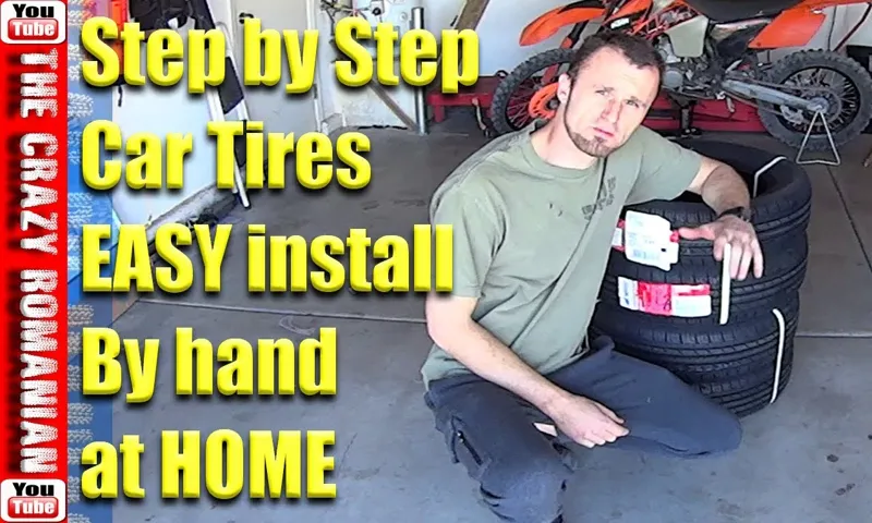 how to put a tire on a wheel at home